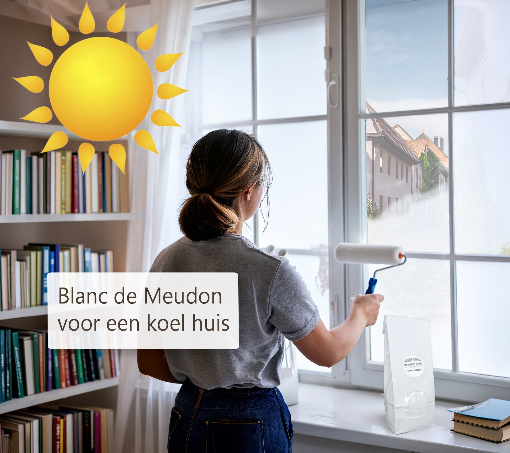 Blanc de Meudon tegen zonnewarmte
