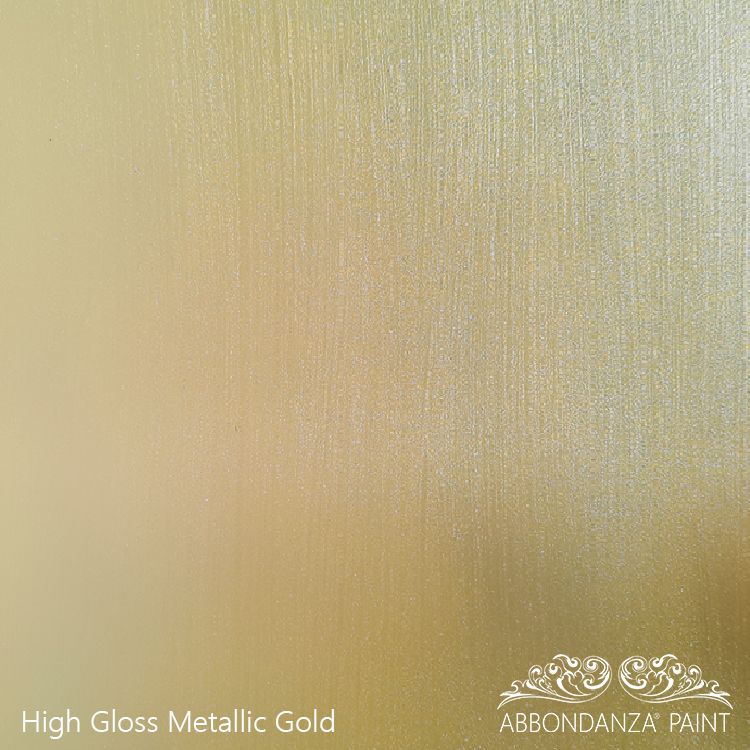 Abbondanza High Gloss Metallic Gold