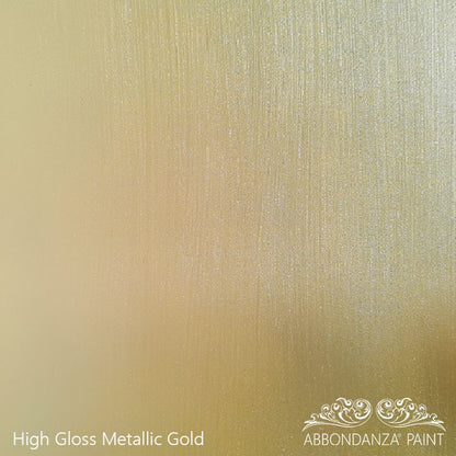 Abbondanza High Gloss Metallic Gold