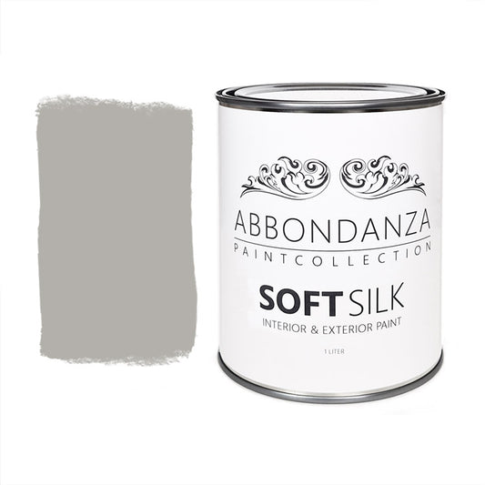 Lak Soft Silk Soft Grey is een warme middelgrijze kleur