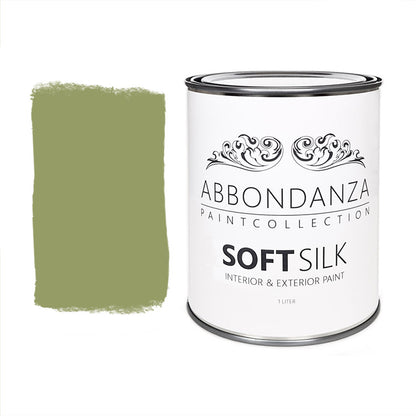 Lak Soft Silk Terre Verte is een warme olijfgroene aardtint, geïnspireerd op het gelijknamige aardpigment