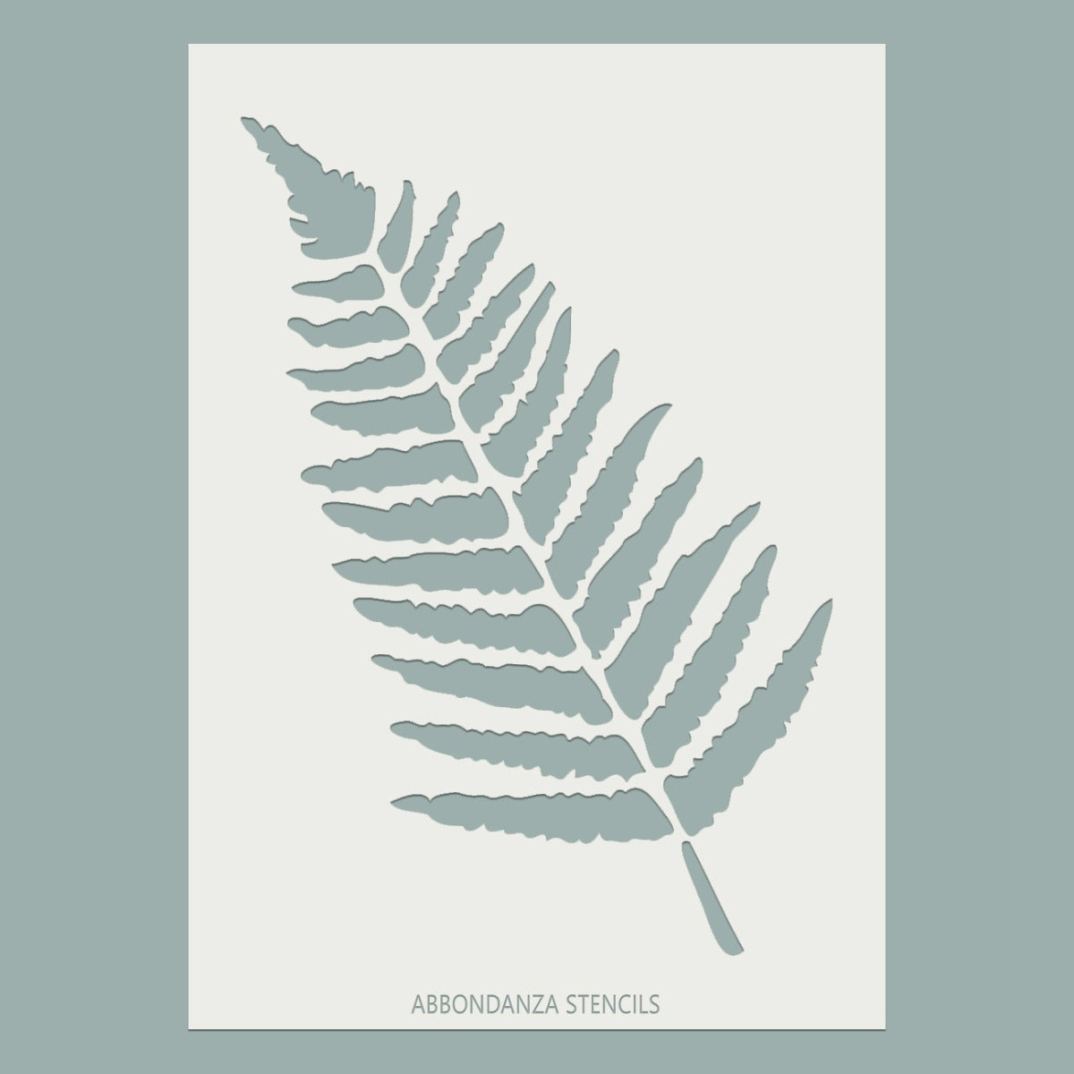 Stencil Fern Abbondanza