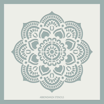 Mandala Stencil Gratitude