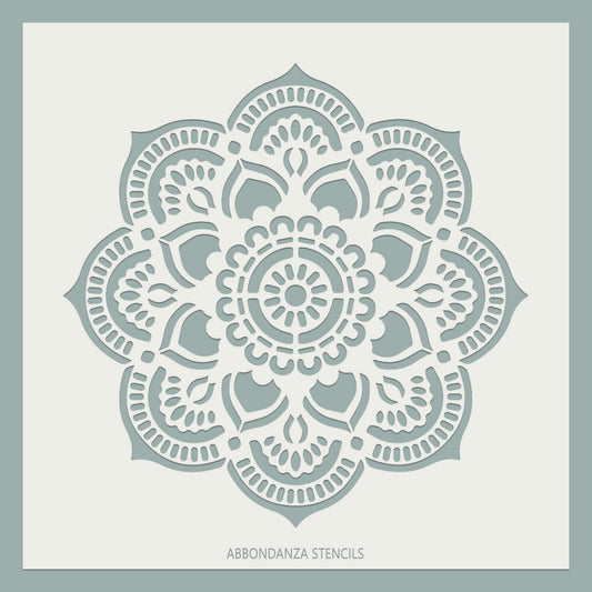 Mandala Stencil Gratitude