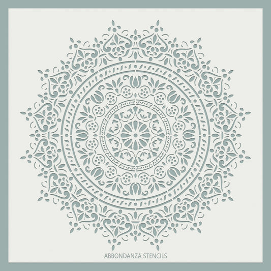 Mandala Stencil Freedom