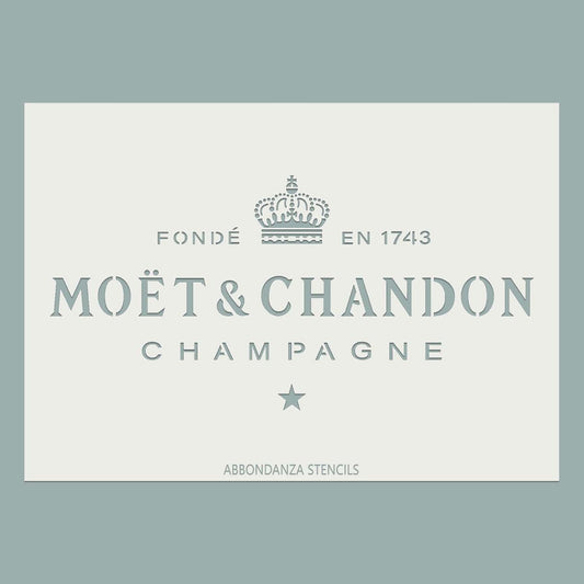 Stencil Moët et Chandon