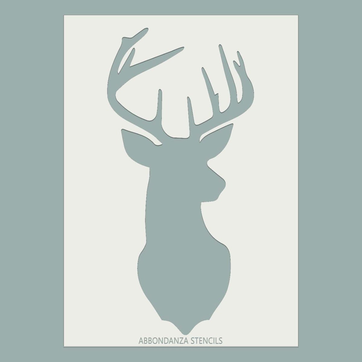 Stencil Stag silhouette hert